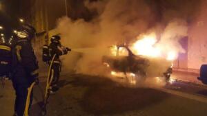 Los Bomberos de Melilla, en la extinción de un incendio