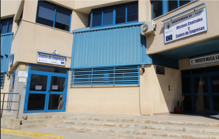 Sede de la sociedad pública Proyecto Melilla, en el Polígono Industrial Sepes