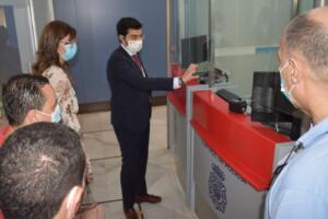 Foto de archivo del control de seguridad del aeropuerto