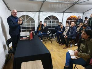 Conferencia en 2019 de Gonzalo Soriano coordinador de la Sociedades Bíblicas de España
