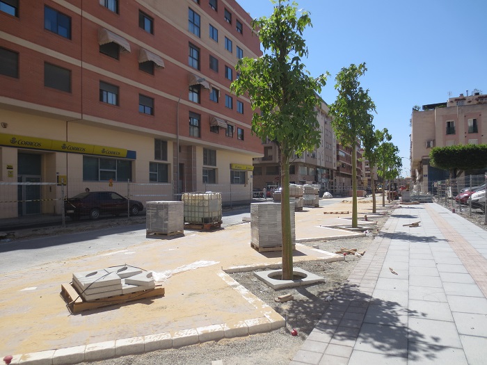 Las calles afectadas por las obras son la de Pedro Navarro y la de Teniente Morán