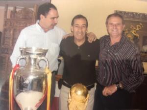 En el homenaje a Pedro Botello, del Grupo de Amigos del Fútbol de Melilla