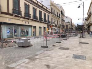Las obras en el centro de la ciudad afectan a la calle Pareja, Prim, además de Serrallo y General O’Donnell