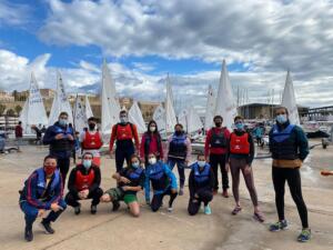 Es la primera vez que un equipo de estudiantes de la Facultad de Ciencias de la Educación y del Deporte de Melilla participa en una regata melillense