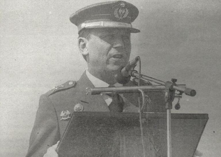 Francisco Fernández Sánchez en un discurso