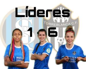 Bia (Hack trick), Lidya (doblete) y María Soto (1) fueron loas goleadoras