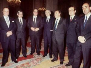 Los siete "padres" de la Constitución