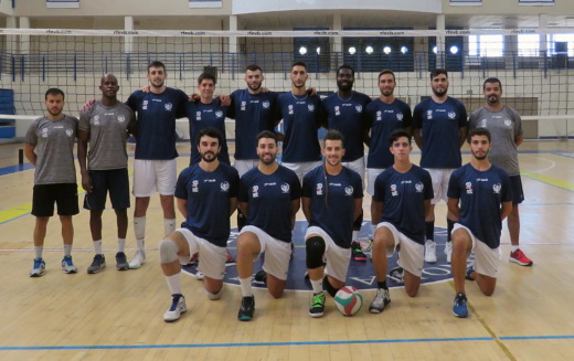 Plantilla del equipo masculino del Melilla Sport Capital Voleibol