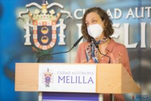 La portavoz de la Ciudad Autónoma de Melilla, Gloria Rojas (Foto CAM)