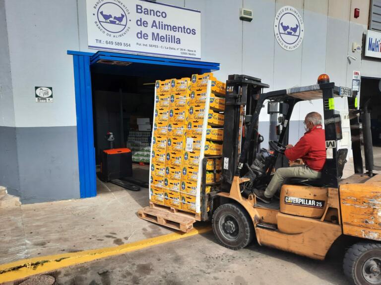 La donación ha sido de la Asociación de Organizaciones de Productores de Plátanos de Canarias