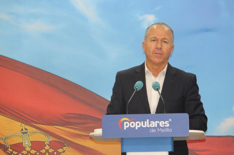 El secretario general del PP de Melilla, Miguel Marín