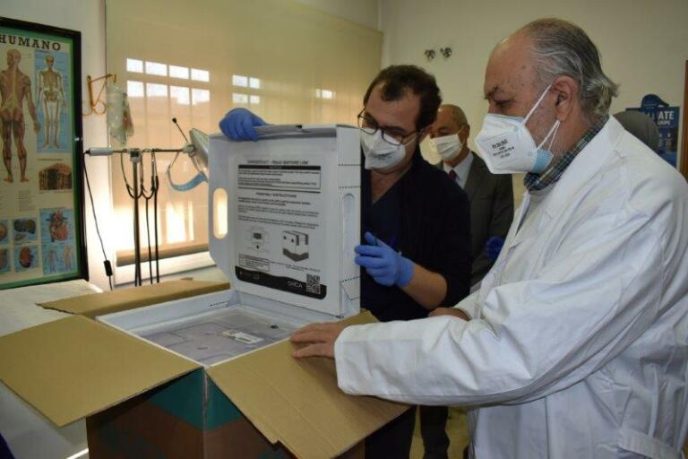 Primeras vacunas de Pfizer llegadas a Melilla (Foto CAM)