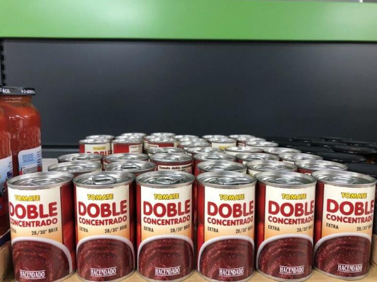 El tomate doble concentrado Hacendado es usado para la harira