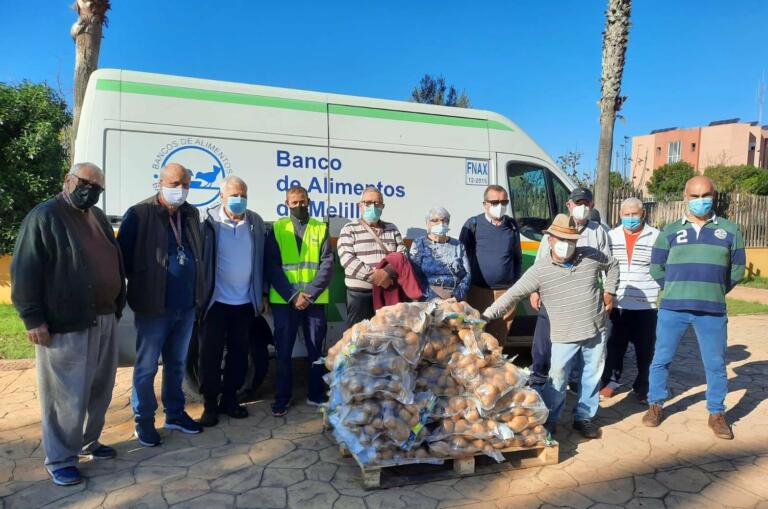 El Banco de Alimentos de Melilla recibe donaciones de comida procedente de distintas asociaciones