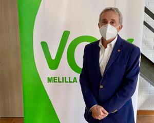 José Miguel Tasende, presidente de Vox Melilla