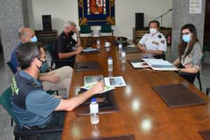 La delegada del Gobierno en Melilla, Sabrina Moh, reunida con los responsables de las Fuerzas y Cuerpos de Seguridad del Estado en nuestra ciudad