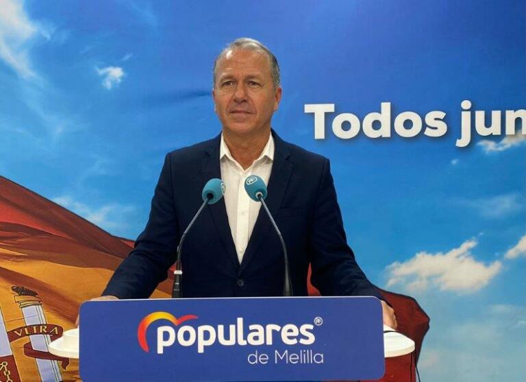 El secretario general del PP de Melilla, Miguel Marín
