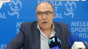 Jaime Auday, ayer durante un momento de su comparecencia de prensa