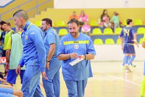 Raúl Cuenca ha sido el único entrenador del equipo melillense durante toda su andadura en la Segunda B