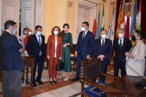 Imagen de la visita a Melilla del presidente del Gobierno Pedro Sánchez el 18 de mayo