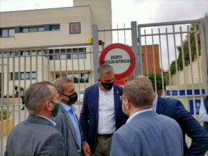 Javier Ortega-Smith acudió a Delegación a pedir explicaciones a Sabrina Moh por su prohibición