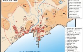 Mapa de Melilla