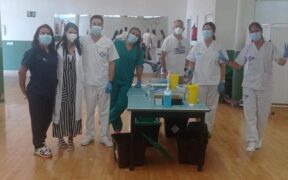 Equipo de vacunación de Melilla