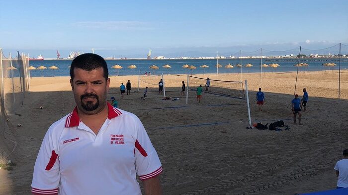 Salim Abdelkader, presidente de la Federación Melillense de Voleibol