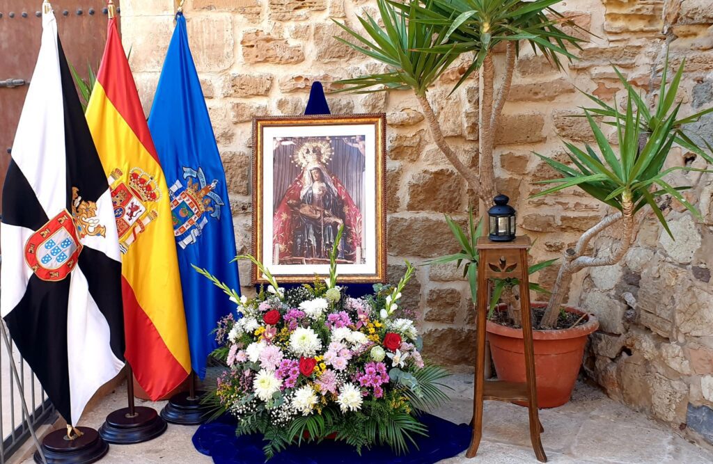 La Casa de Ceuta en Melilla celebra de manera íntima el día de su Patrona, Santa María de África