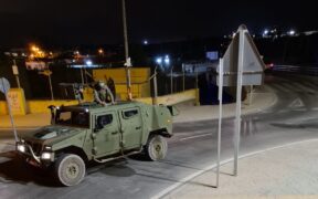 Militares en la frontera de Melilla