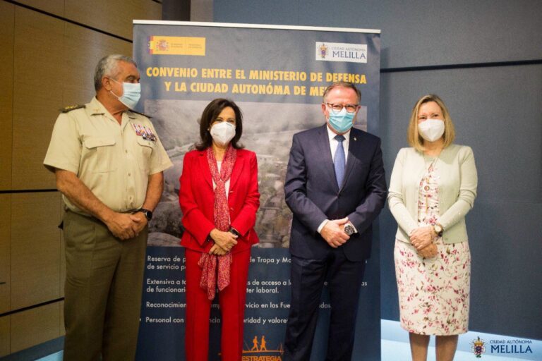 Melilla y el Ministerio de Defensa firman un convenio para mejorar la incorporación de personal militar al mundo laboral