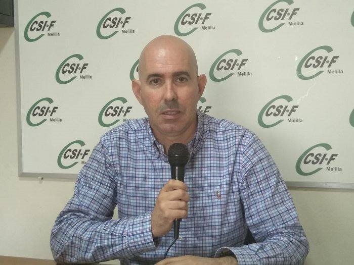 Sergio Ramírez, representante de CSIF Educación Melilla 