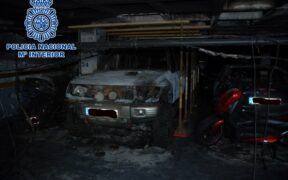Incendio en el garaje