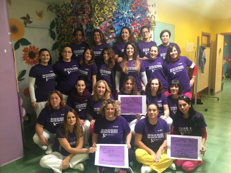 Personal de una de las guarderías públicas de Melilla