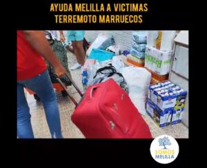 Recodiga de ayuda de Somos Melilla