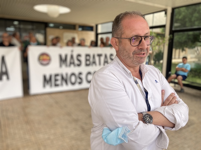 Justo Sancho Miñano, presidente del Colegio de Médicos de Melilla