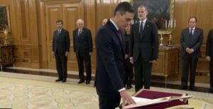 Sánchez promete ante el Rey el cargo de presidente del Gobierno