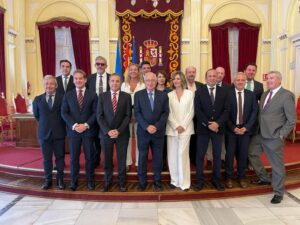 1 El presidente de Melilla ha recibido a los empresarios de las dos ciudades autónomas