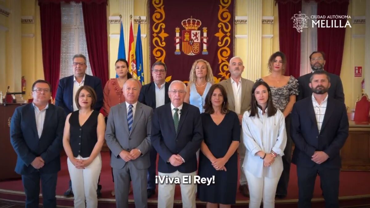 El Gobierno de Melilla ha grabado este miércoles un video de felicitación a Don Felipe por su 10 aniversario de su coronación