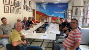 Isabel Moreno reunión Logística Express