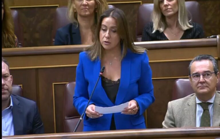 Sofía Acedo en el Congreso de los Diputados