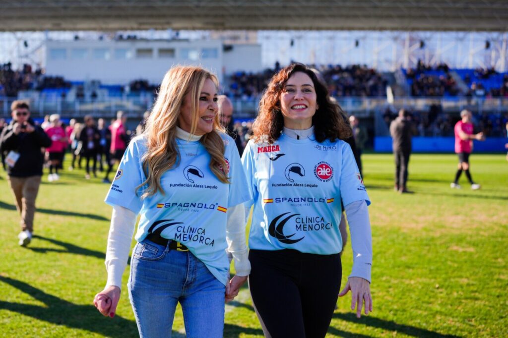 Fundación Aless Lequio partido benefico Ayuso Obregon 2024 03