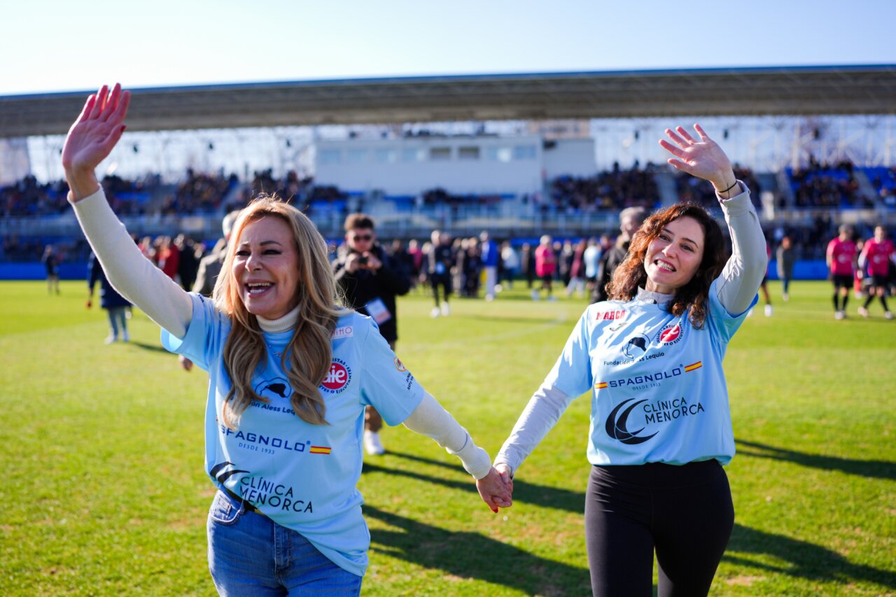 Fundación Aless Lequio partido benefico Ayuso Obregon 2024 04 Fundación Aless Lequio partido benefico Ayuso Obregon 2024