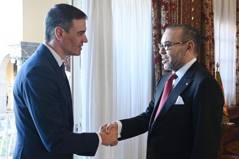 Pedro Sánchez y Mohamed VI