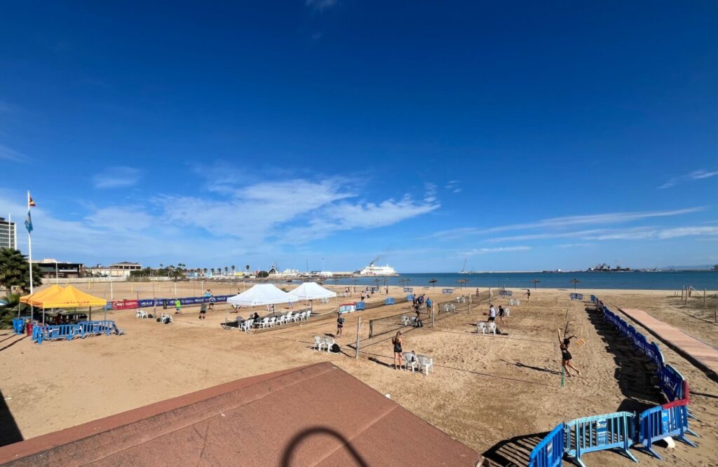 Zona de Tenis Playa en Melilla