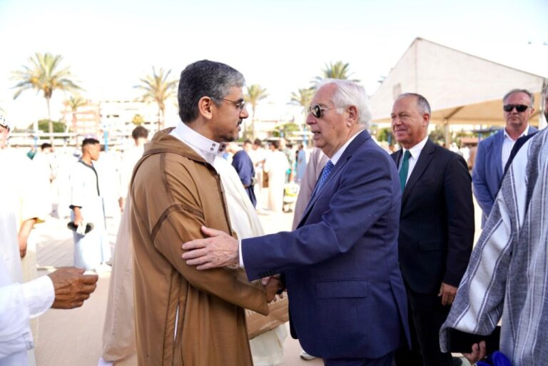 Farid Abdel Lah y Juan José Imbroda