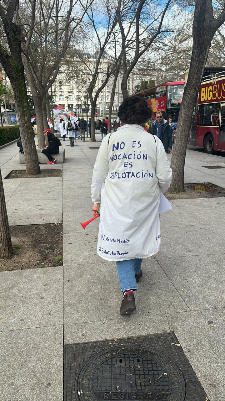 Medicos manifestacion estatuto 5A 2025 Medicos manifestacion estatuto 5A 2025