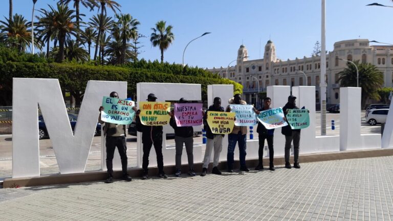 protesta solicitantes asilo