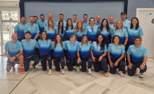 Ambas selecciones en el aeropuerto