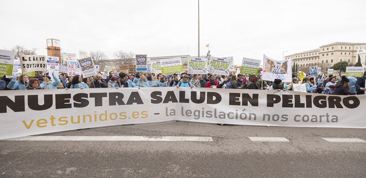 Comite de Crisis Vet manifestacion Delegación Gobierno Madrid 2025 Comite de Crisis Vet manifestacion Delegación Gobierno Madrid 2025